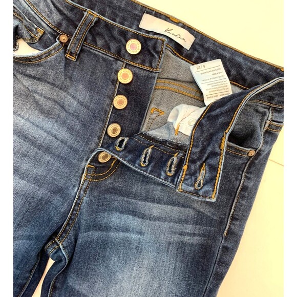 KanCan Jeans Womens 5/26 Lyla High Rise Super Skinny Button Fly Stretch Denim - Picture 5 of 10